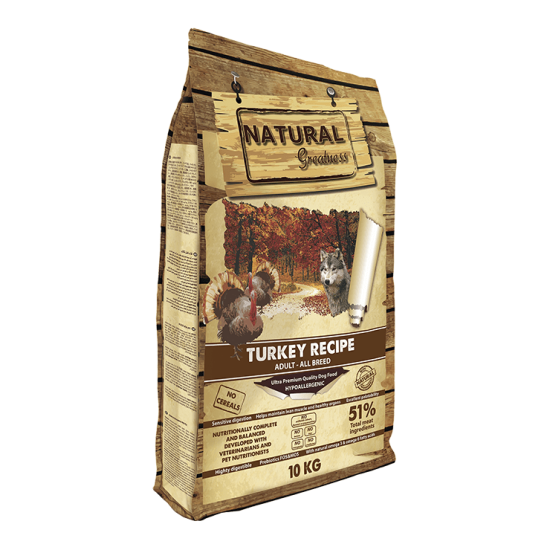 Natural Greatness Turkey c индейкой (холистик / чувствительное пищеварение)