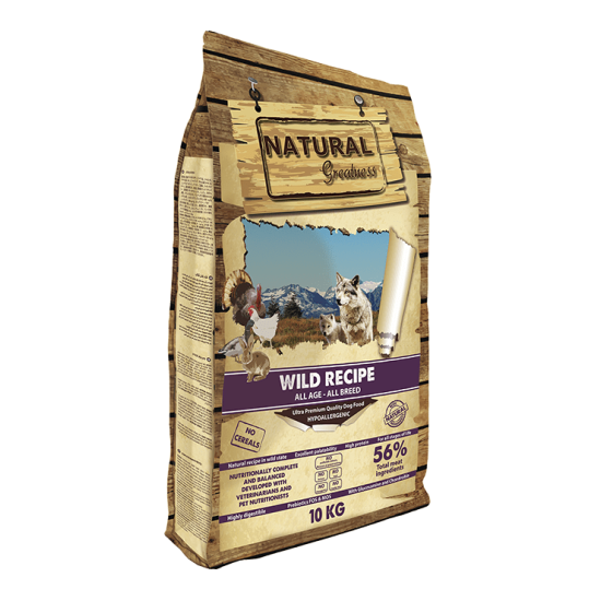 Natural Greatness Wild 4 вида мяса (холистик / высокая активность)